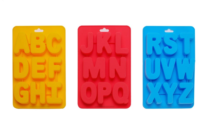 Traytastic! Silicone Letter Mold A-Z Alphabet - Large 1.5"" Cavity - Wax Crayons  Resin  Candy  Chocolate  Crafting  Baking  Molding  Melting - Oven & Dishwasher Safe  BPA Free - Image 2